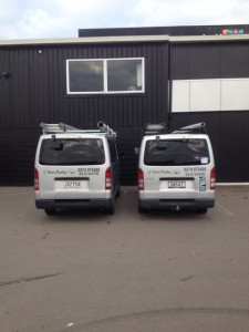 two vans